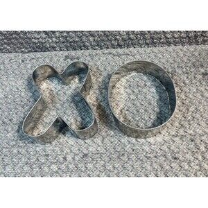 X O Cookie Cutters 3" each Valentine’s Love Kisses Hugs